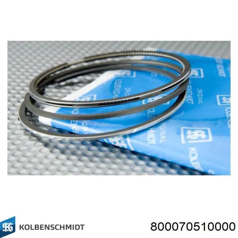 Anéis do pistão para 1 cilindro, STD. Kolbenschmidt 800070510000 preço, a partir de 22,81 USD