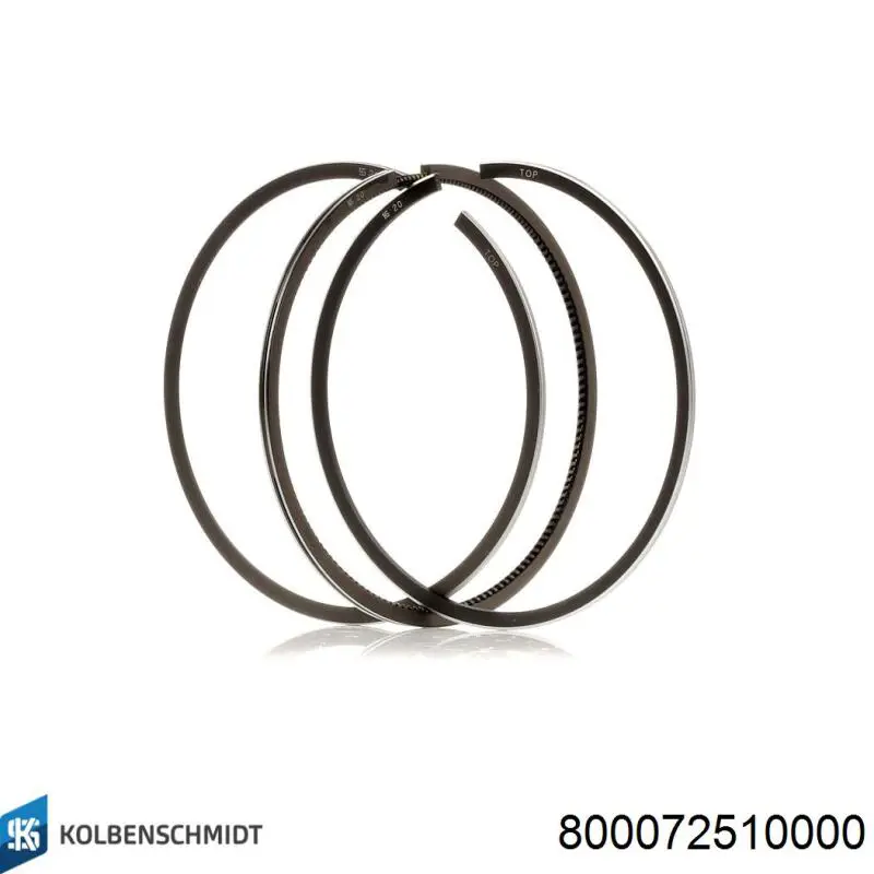 800072510000 Kolbenschmidt Anéis do pistão para 1 cilindro, STD.