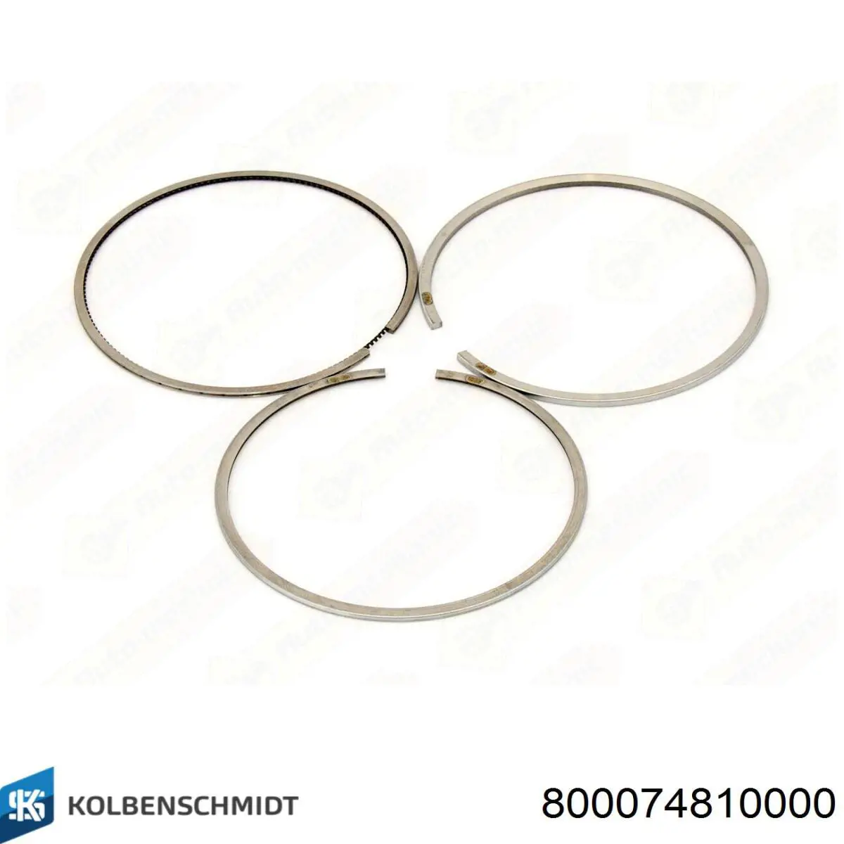800074810000 Kolbenschmidt Anéis do pistão para 1 cilindro, STD.