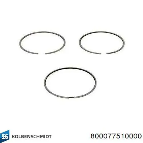 Anéis do pistão para 1 cilindro, STD. Kolbenschmidt 800077510000 preço, a partir de 34,07 USD