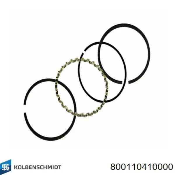 800110410000 Kolbenschmidt Anéis do pistão para 1 cilindro, STD.