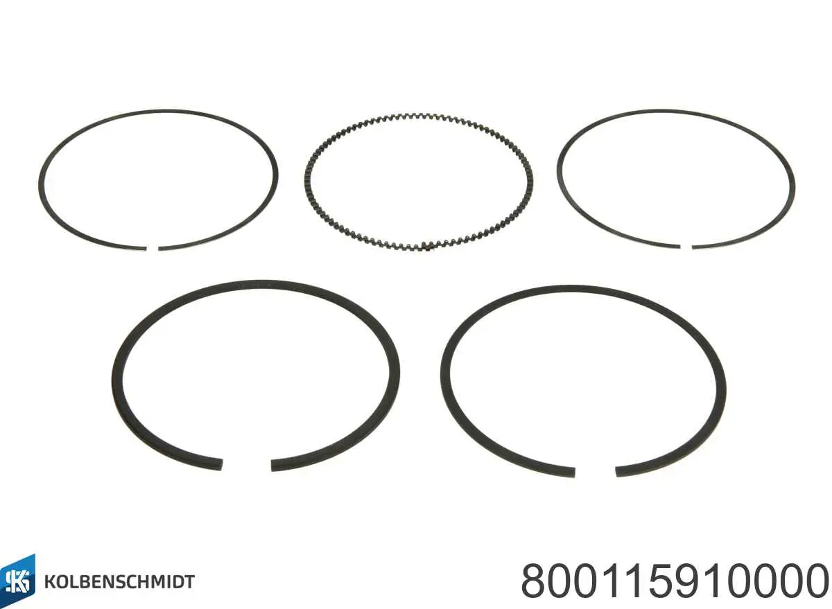Anéis do pistão para 1 cilindro, STD. Kolbenschmidt 800115910000 preço, a partir de 28,57 USD