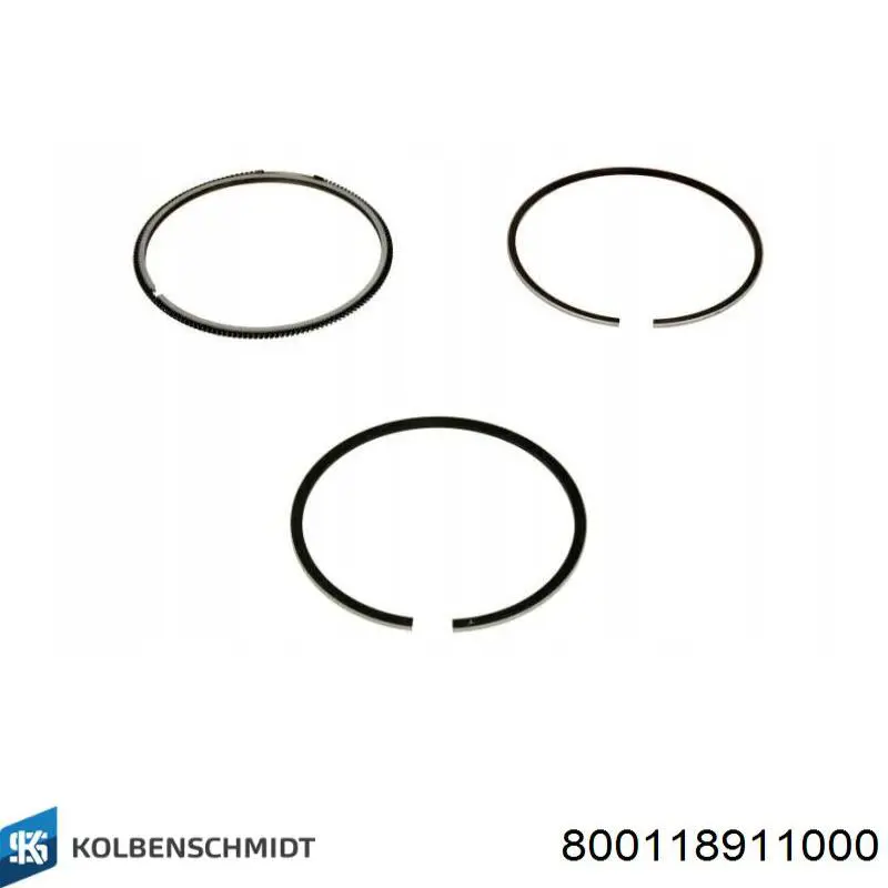 Anéis do pistão para 1 cilindro, STD. Kolbenschmidt 800118911000 preço, a partir de 18,72 USD