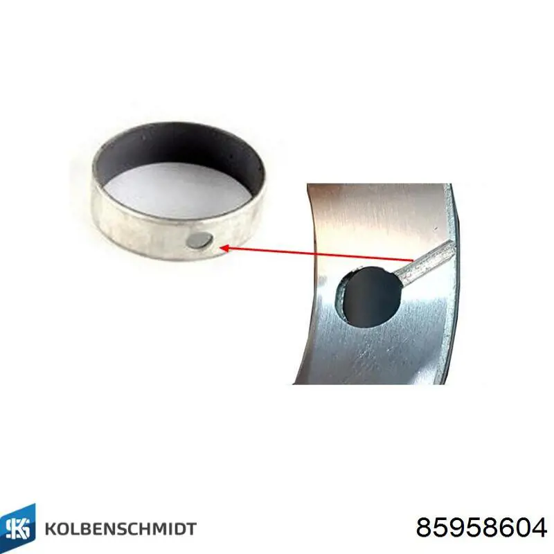 85958604 Kolbenschmidt Bucha da árvore intermédia