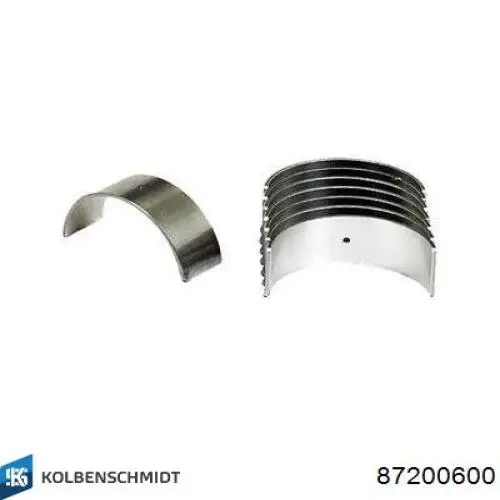 Folhas inseridas de cambota de biela, kit, padrão (STD) Kolbenschmidt 87200600