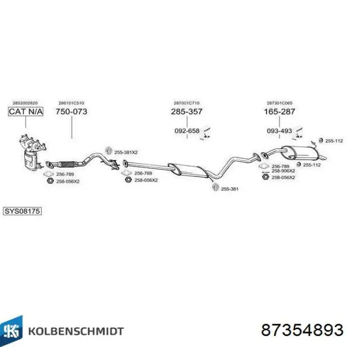 Bucha de biela 87354893 Kolbenschmidt