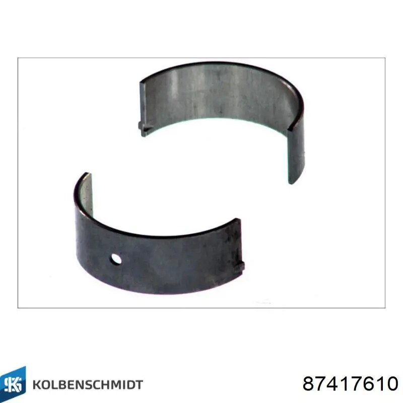 Compre 87417610 Kolbenschmidt Folhas inseridas de cambota de biela, kit, 1ª reparação ( + 0,25)