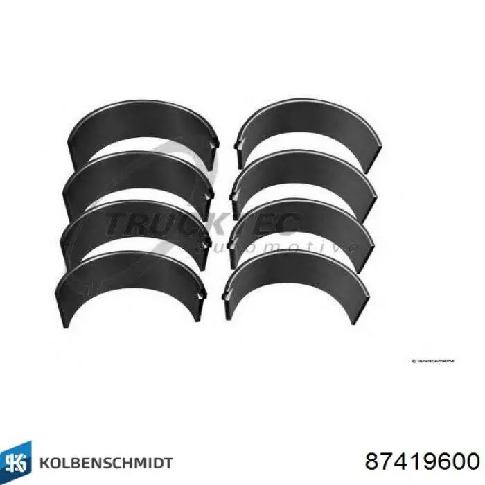 Folhas inseridas de cambota de biela, kit, padrão (STD) Kolbenschmidt 87419600 preço, a partir de 37,83 USD