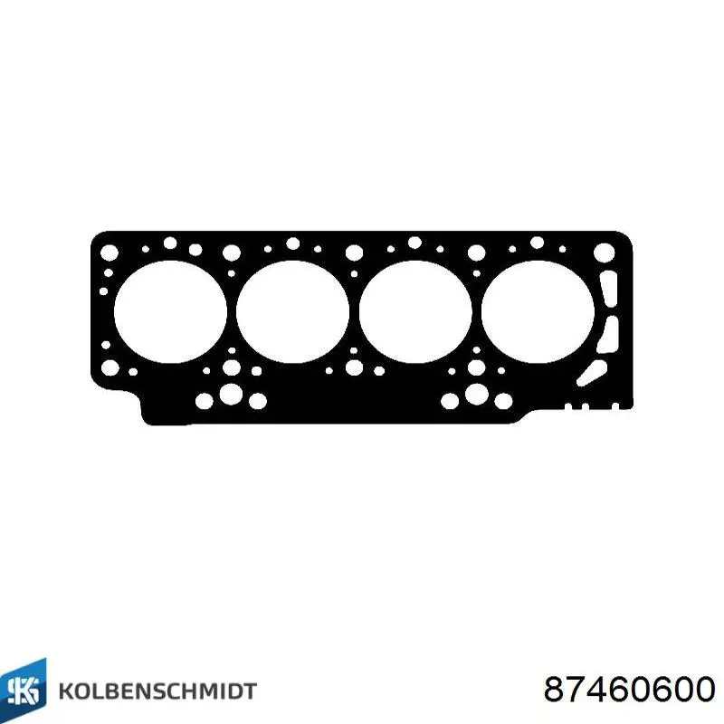 87460600 Kolbenschmidt Folhas inseridas principais de cambota, kit, padrão (STD)
