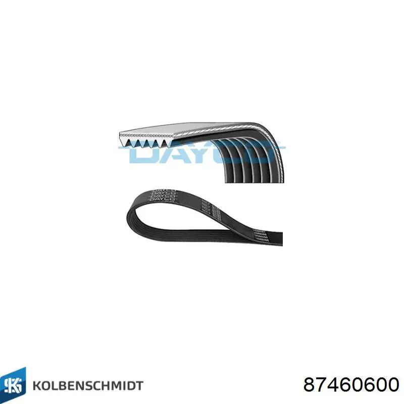 Folhas inseridas principais de cambota, kit, padrão (STD) 87460600 Kolbenschmidt