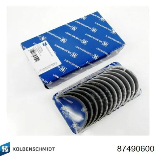 Compre 87490600 Kolbenschmidt Folhas inseridas de cambota de biela, kit, padrão (STD)