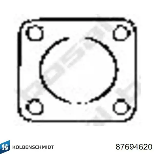 Folhas inseridas de cambota de biela, kit, 2ª reparação ( + 0,50) Kolbenschmidt 87694620