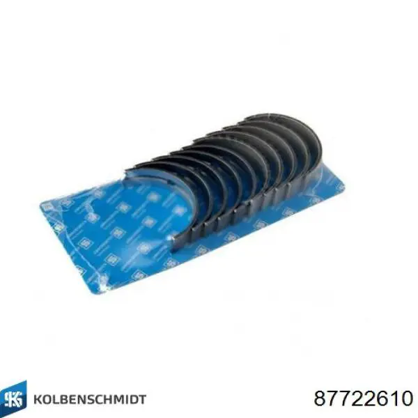 87722610 Kolbenschmidt Folhas inseridas principais de cambota, kit, 1ª reparação ( + 0,25)