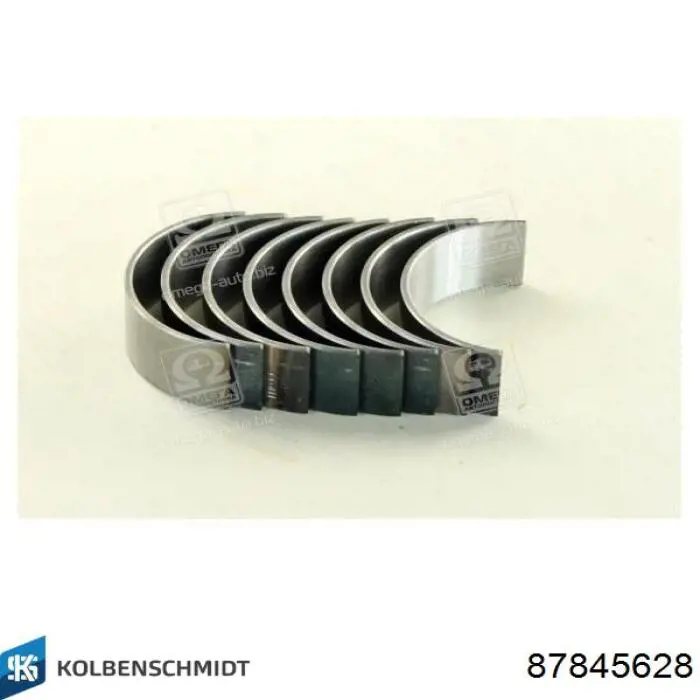 87845628 Kolbenschmidt Folhas inseridas de cambota de biela, kit, 2ª reparação ( + 0,50)