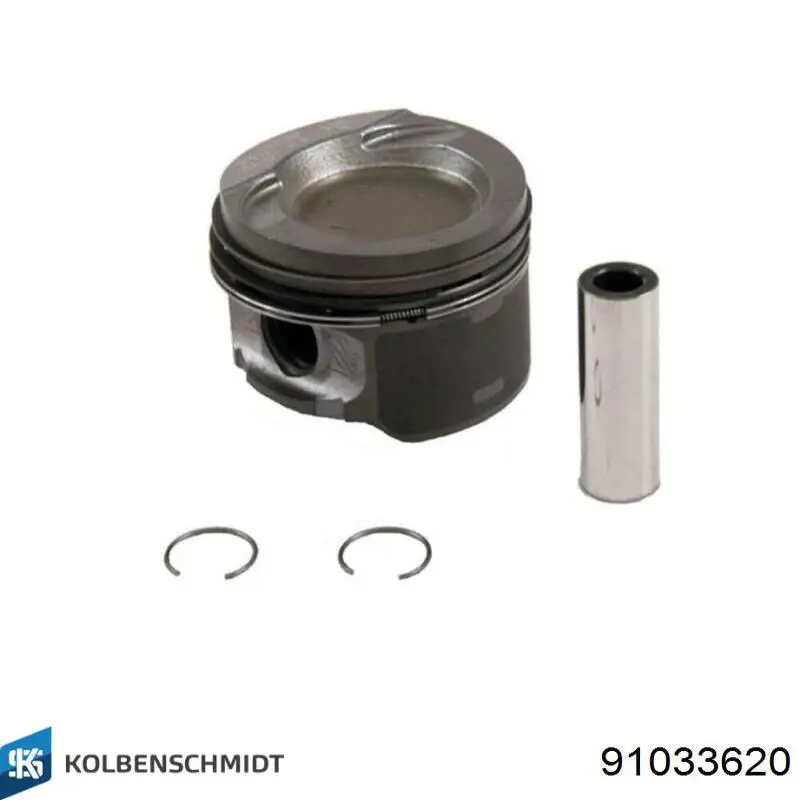 Pistão do kit para 1 cilindro, 4ª reparação ( + 1,00) Kolbenschmidt 91033620 preço, a partir de 111,16 USD