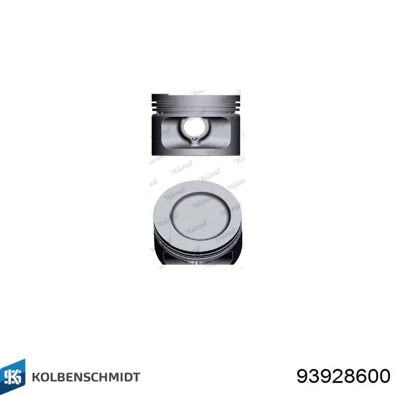 Pistão do kit para 1 cilindro, STD Kolbenschmidt 93928600 preço, a partir de 58,60 USD