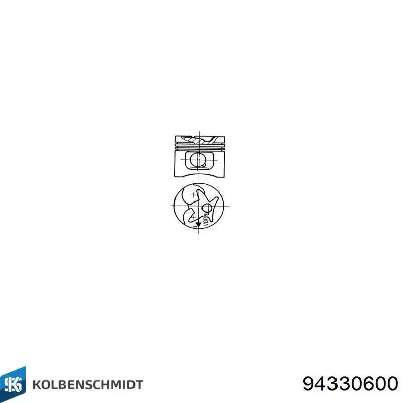 Pistão do kit para 1 cilindro, STD Kolbenschmidt 94330600 preço, a partir de 111,86 USD