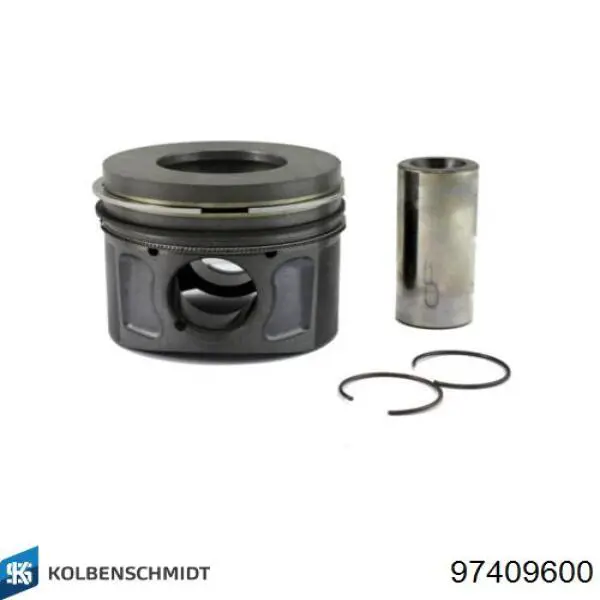 Compre 97409600 Kolbenschmidt Pistão do kit para 1 cilindro, STD
