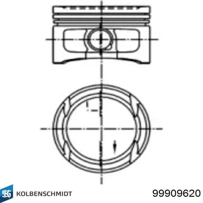 Pistão do kit para 1 cilindro, 2ª reparação ( + 0,50) NE/NPR 130050004121 preço, a partir de 79,13 USD