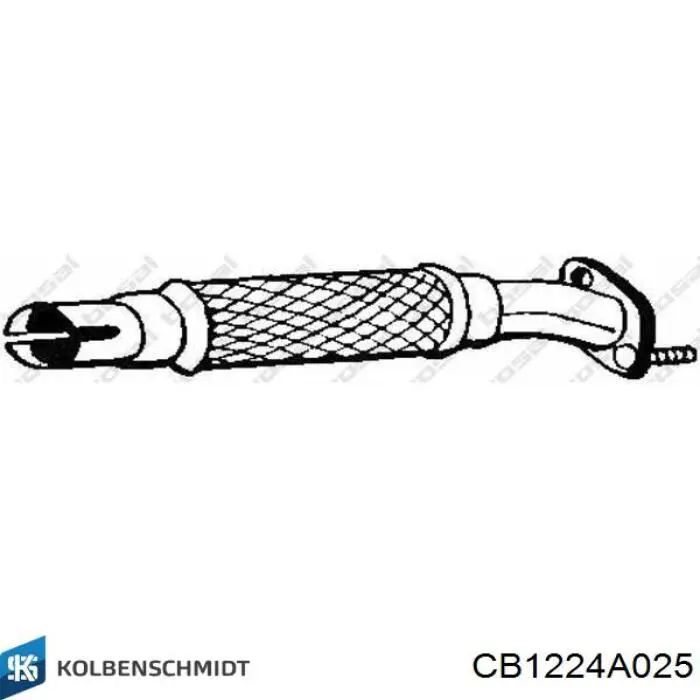 CB1224A025 Kolbenschmidt Folhas inseridas de cambota de biela, kit, 1ª reparação ( + 0,25)