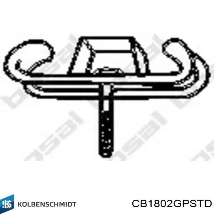 Folhas inseridas de cambota de biela, kit, padrão (STD) CB1802GPSTD Kolbenschmidt