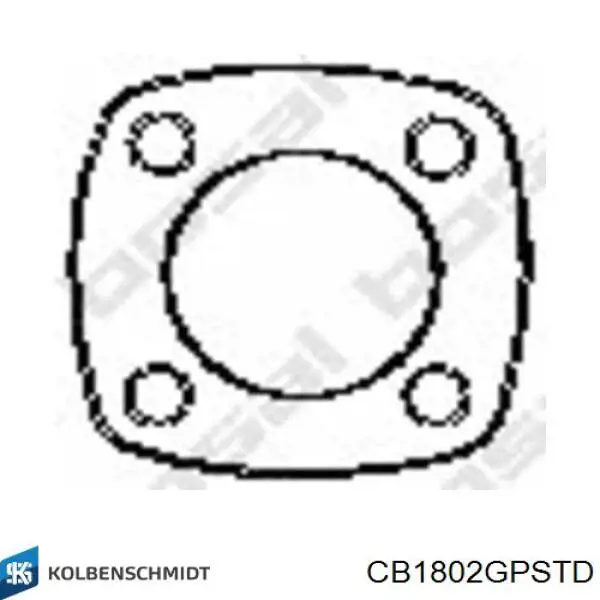 CB1802GPSTD Kolbenschmidt Folhas inseridas de cambota de biela, kit, padrão (STD)