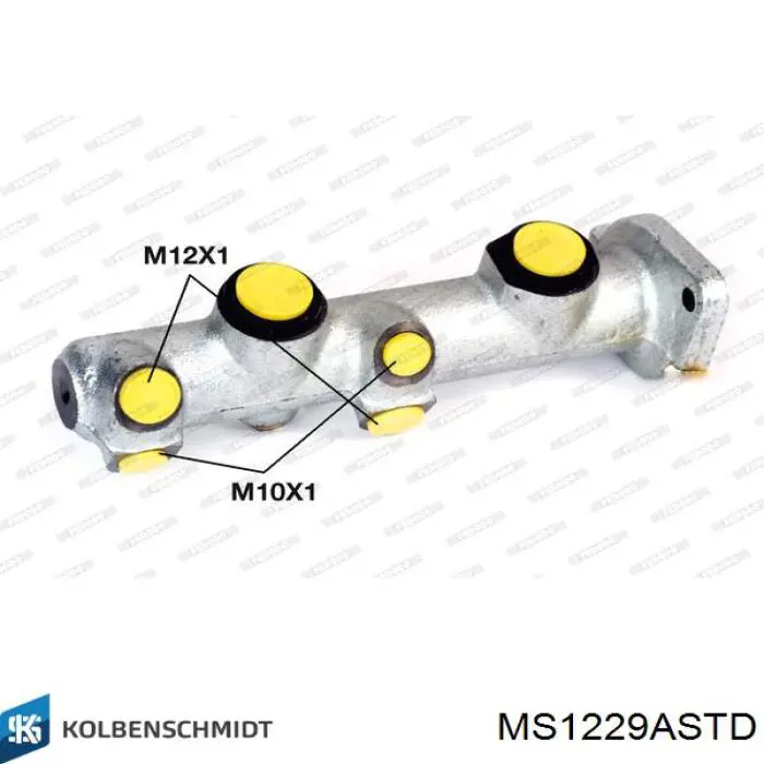 Compre MS1229ASTD Kolbenschmidt Folhas inseridas principais de cambota, kit, padrão (STD)