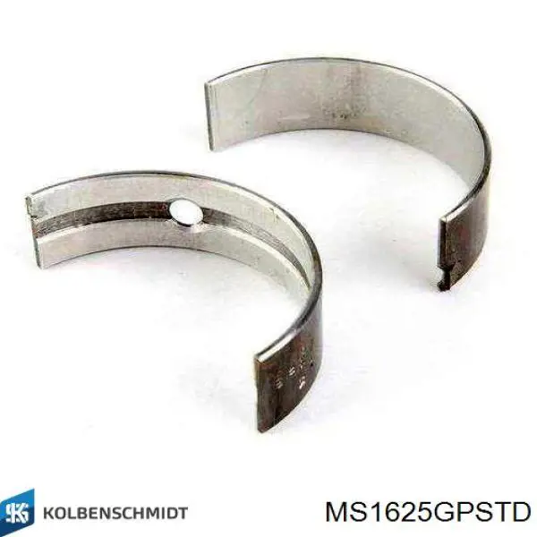 MS1625GPSTD Kolbenschmidt Folhas inseridas principais de cambota, kit, padrão (STD)