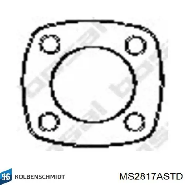MS2817ASTD Kolbenschmidt Folhas inseridas principais de cambota, kit, padrão (STD)