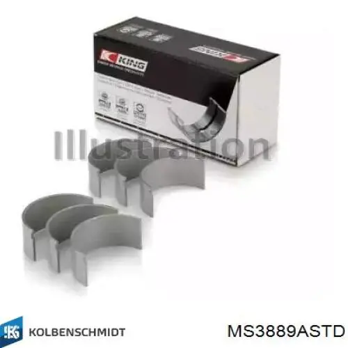 Folhas inseridas principais de cambota, kit, padrão (STD) King MB5707SI preço, a partir de 29,61 USD