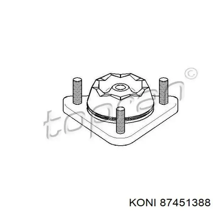 Compre 87451388 Koni Amortecedor dianteiro