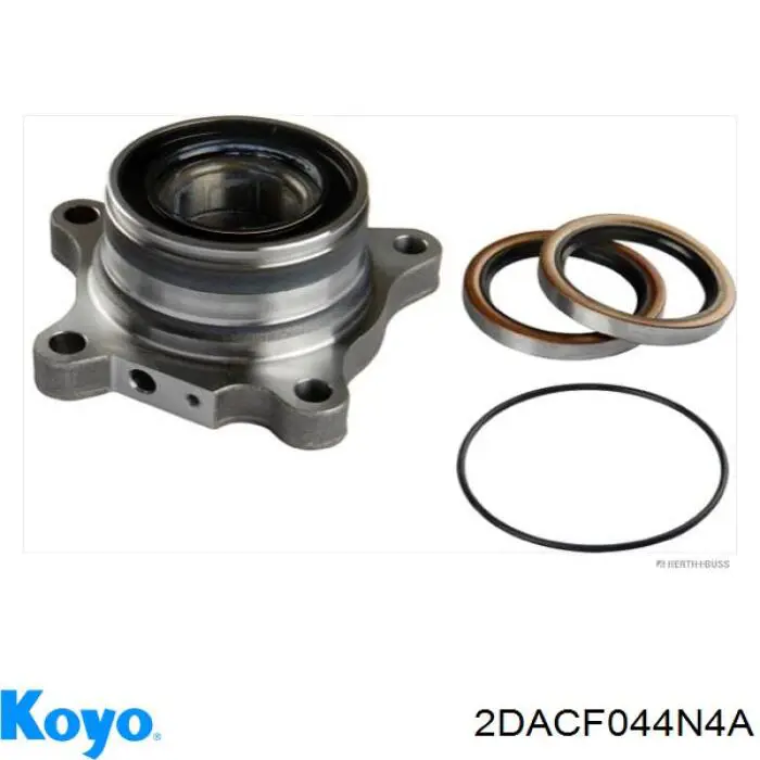 2DACF044N4A Koyo Cubo traseiro esquerdo