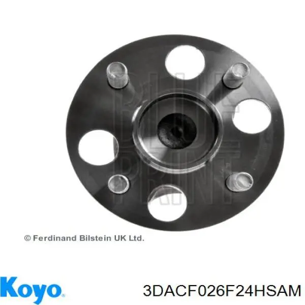 Cubo traseiro 3DACF026F24HSAM Koyo