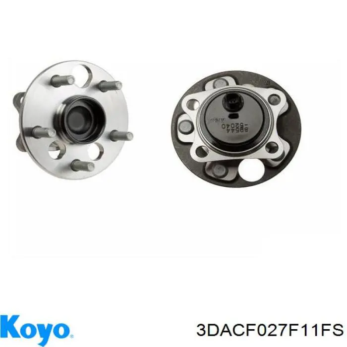 3DACF027F11FS Koyo Cubo traseiro