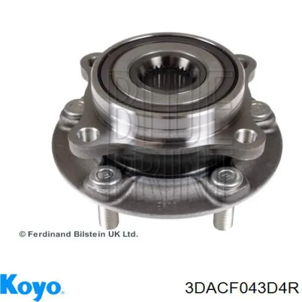Cubo dianteiro Koyo 3DACF043D4R