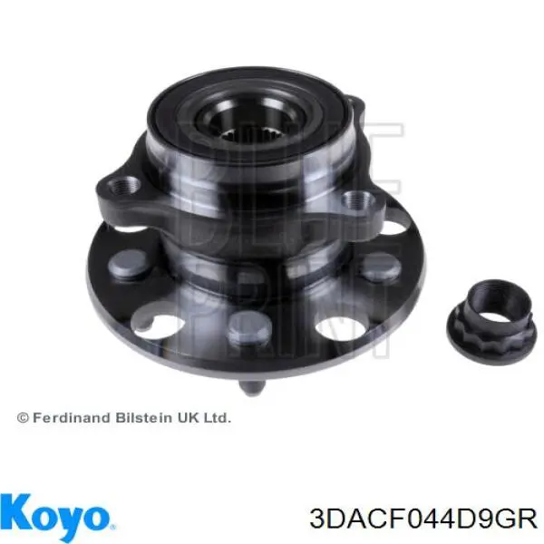 Cubo traseiro Koyo 3DACF044D9GR