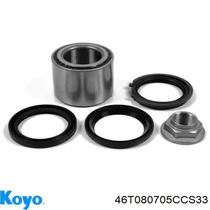 46T080705CCS33 Koyo Rolamento de cubo traseiro