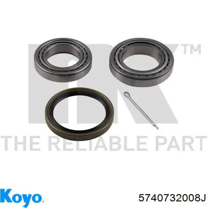 12R32008C SNR Rolamento externo de cubo dianteiro