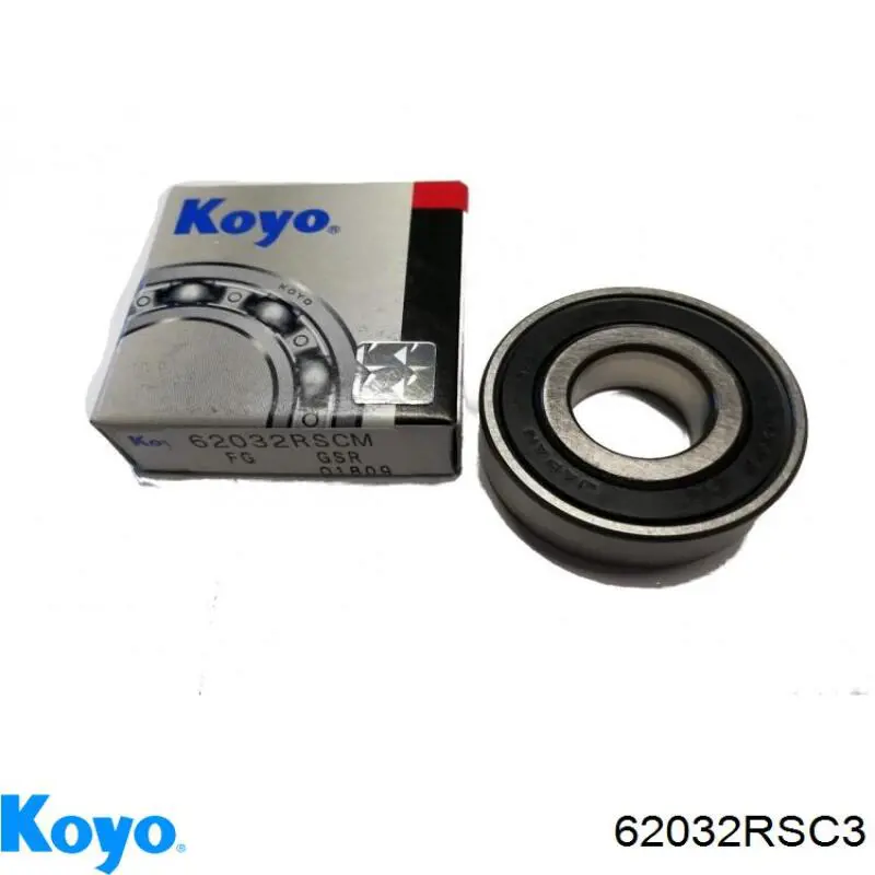 62032RSC3 Koyo Rolamento do gerador