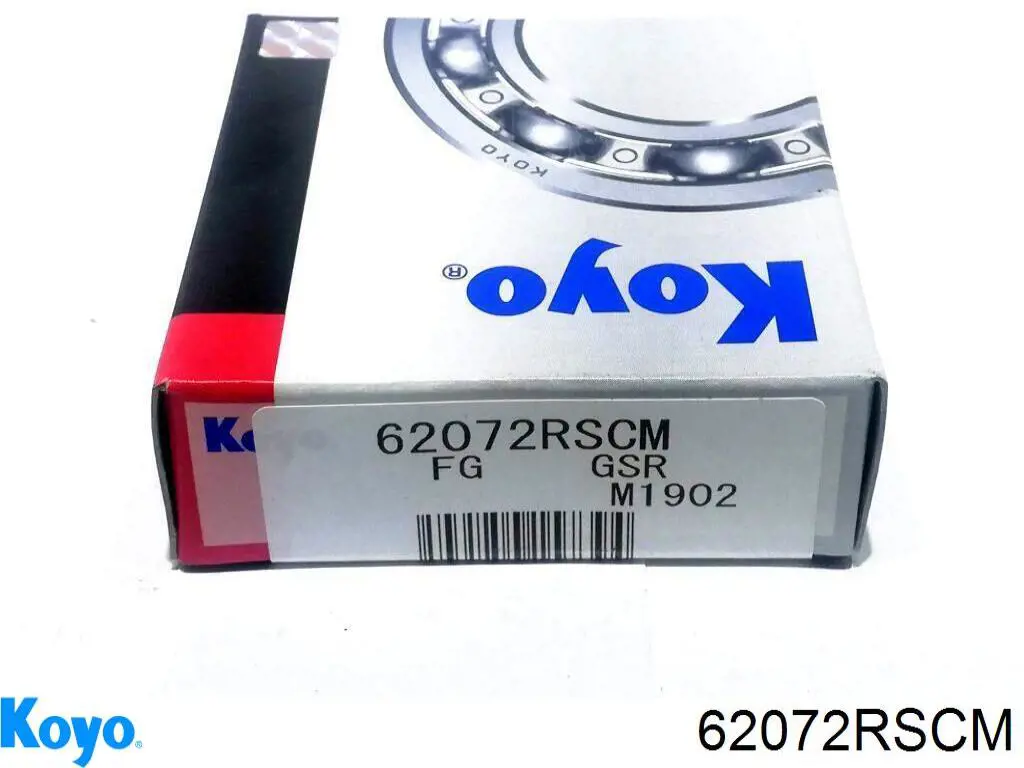 Rolamento de cubo traseiro 6207CM Koyo