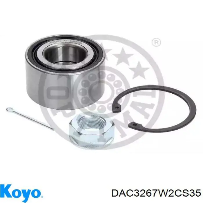 DAC3267W2CS35 Koyo Rolamento de cubo traseiro