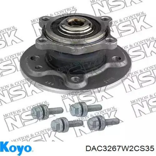 Rolamento de cubo traseiro Koyo DAC3267W2CS35 preço, a partir de 32,28 USD