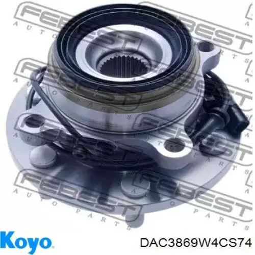 Rolamento de cubo dianteiro Koyo DAC3869W4CS74 preço, a partir de 29,28 USD