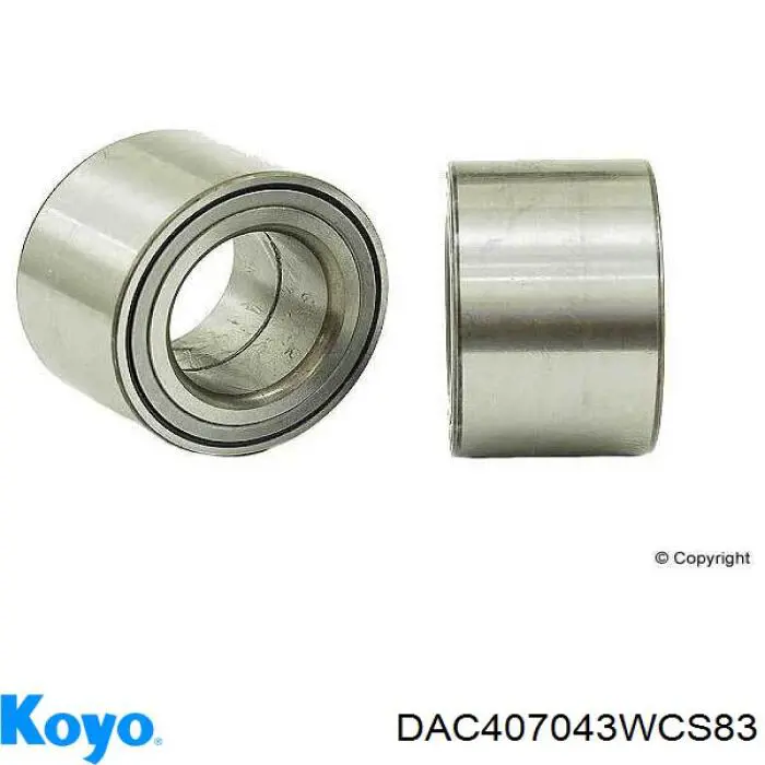 DAC407043WCS83 Koyo Rolamento de cubo traseiro