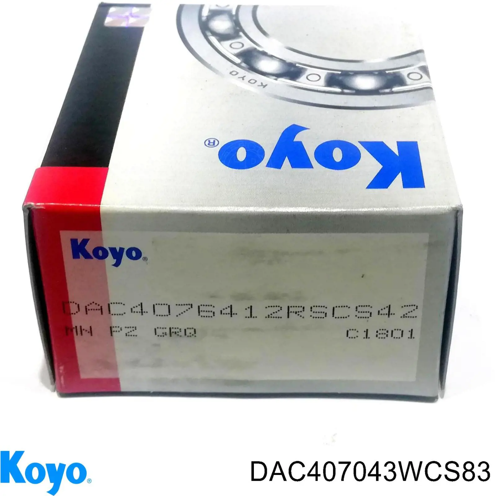 DAC407043WCS83 Koyo Rolamento de cubo traseiro