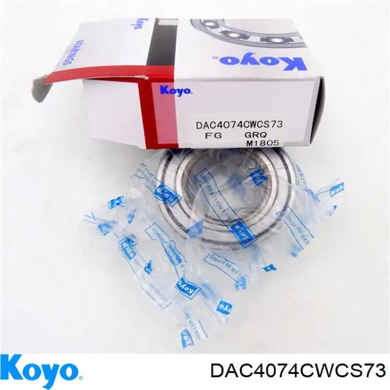 Rolamento de cubo dianteiro DAC4074CWCS73 Koyo