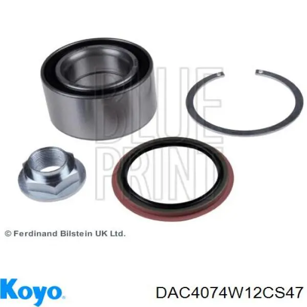 DAC4074W12CS47 Koyo Rolamento de cubo dianteiro
