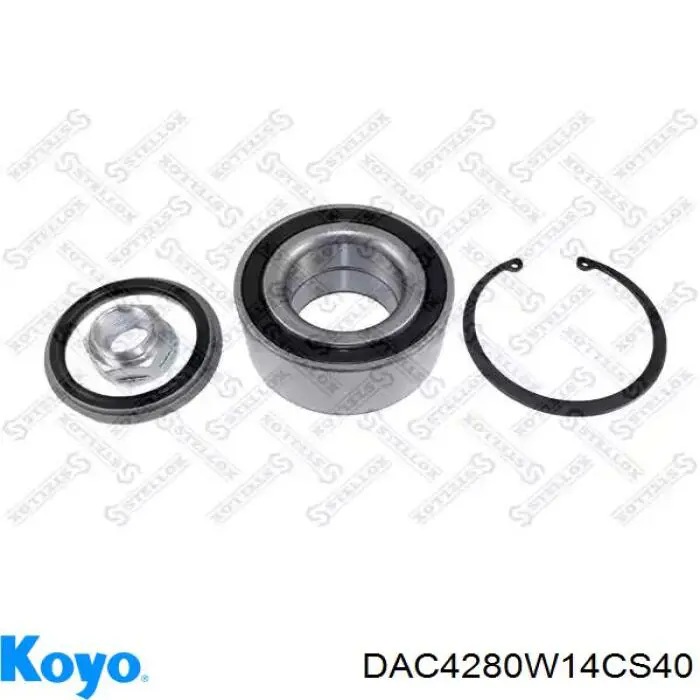 DAC4280W14CS40 Koyo Rolamento de cubo dianteiro