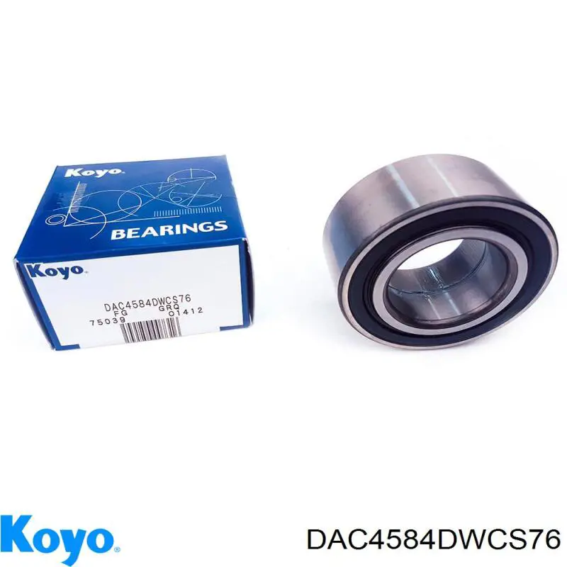 DAC4584DWCS76 Koyo Rolamento de cubo dianteiro