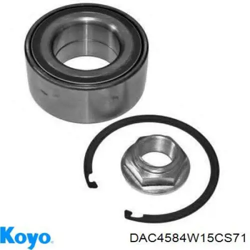 DAC4584W15CS71 Koyo Rolamento de cubo dianteiro
